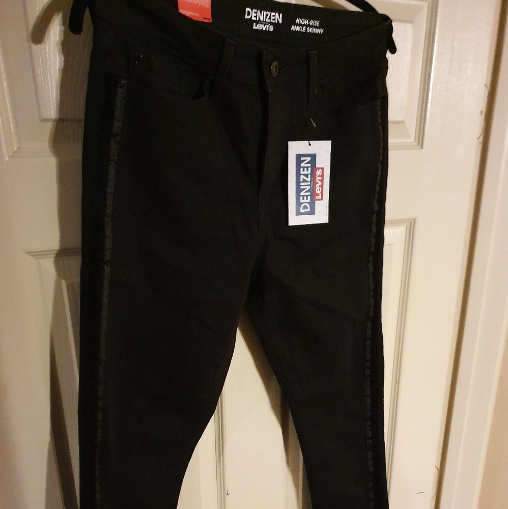 Levi's denizen high rise ankle skinny pants 8/9